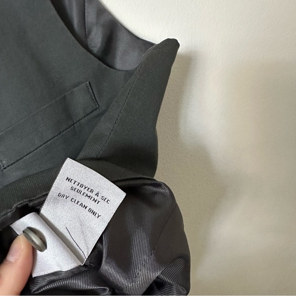 LE CHATEAU SUITING GREY SLIM  VEST - Picture 5 of 5